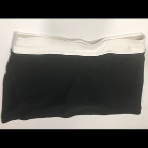 Nike Dry Fit Black Skort w/ White Band. Sz Med